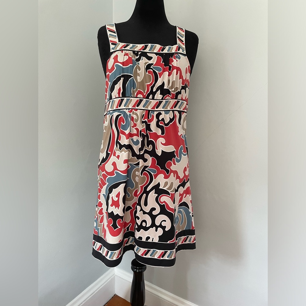 BCBG Maxazria - Swirly Floral Dress - Large